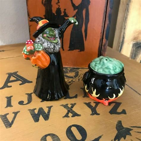 Create a spooky vignette with Cracker Barrel's witch figurine collection